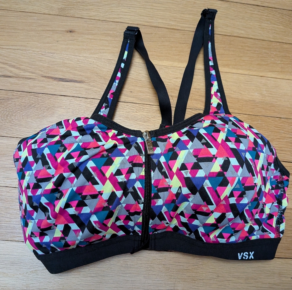 VSX Colorful Geometric Sports Bra